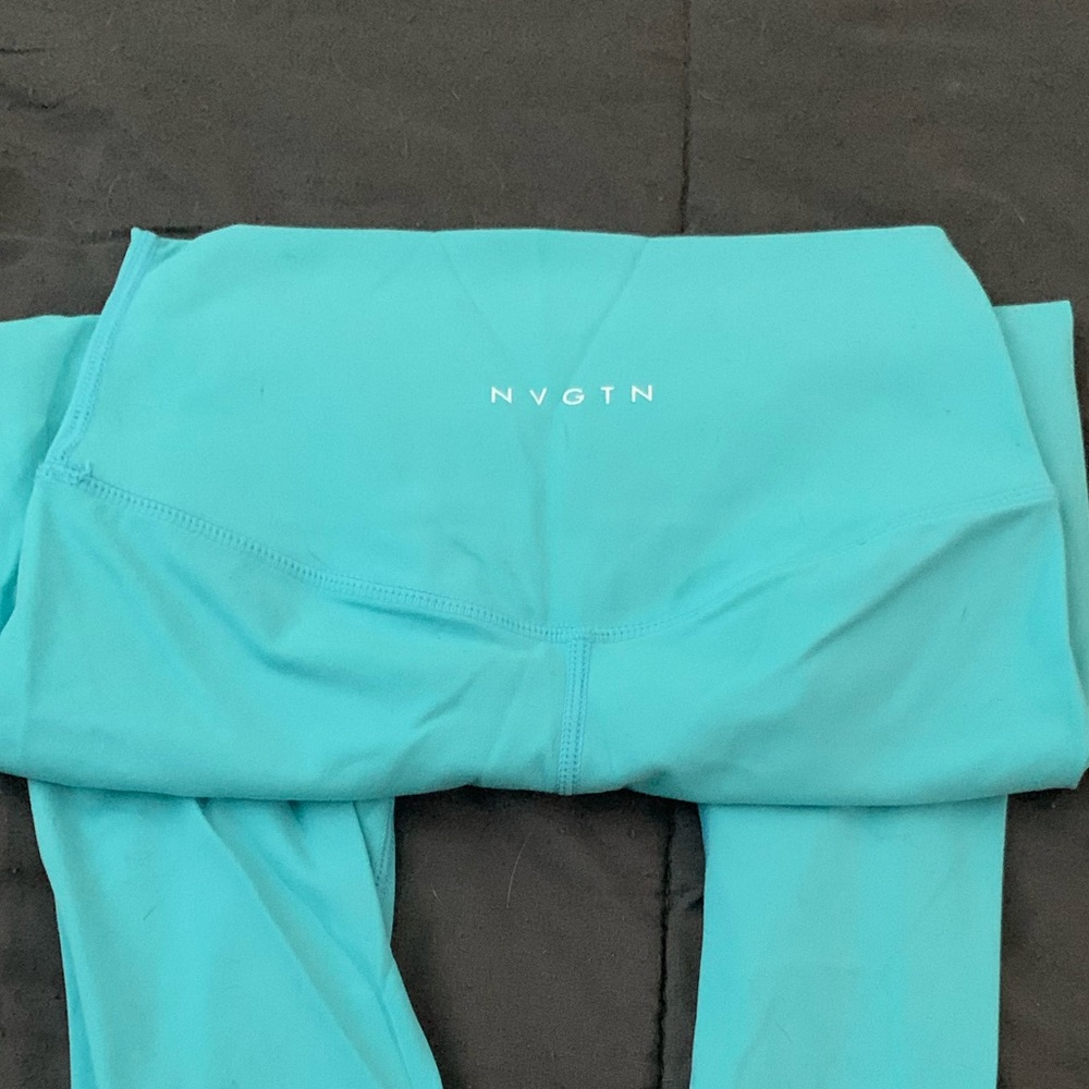 NVGTN Turquoise Signature Leggings